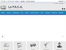 Tablet Screenshot of lapaca.org